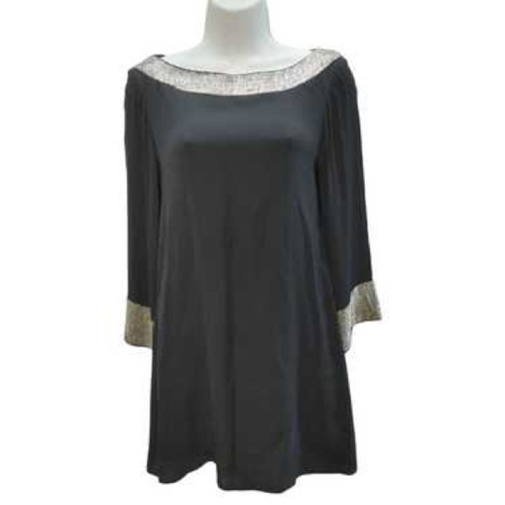 Alice + Olivia Sequin Trim Mini Dress